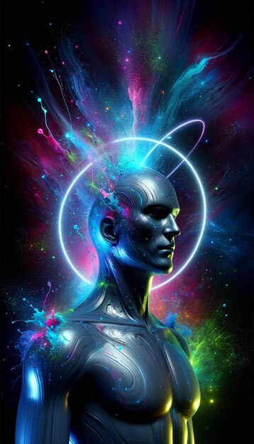 Galaktyczny umysł: Neonowa kosmiczna odyssey