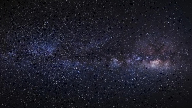 Galaktyka Drogi Mlecznej Panoramadługa Ekspozycja Z Ziarnistością