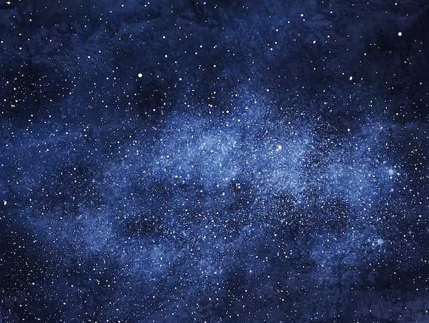 Galaktyka Drogi Mlecznej z gwiazdami i pyłem kosmicznym we wszechświecie Zdjęcie długiej ekspozycji z ziarnem