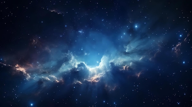 Galaktyka na pięknym nocnym niebie