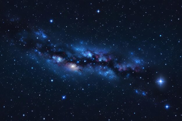 Galaxy BackgroundGalaxy Space Background Mgławica w tle ai wygenerowana