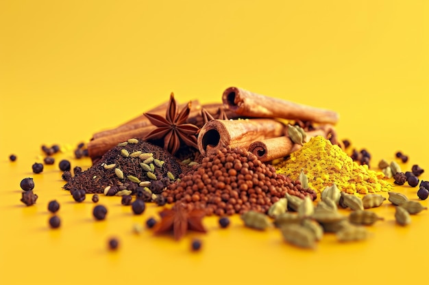 Garam Masala Przyprawy różnorodne aromatyczne przyprawy garam masala