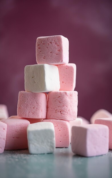 Garść pianek marshmallow