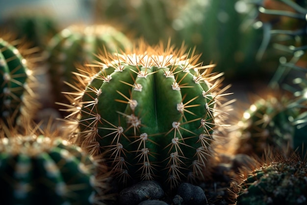 Generacyjna sztuczna inteligencja małego kaktusa