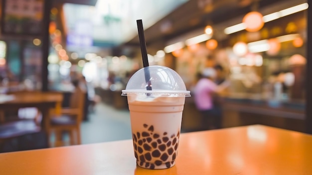 Generative AI jest używana do tworzenia tajwańskiej herbaty z mlekiem perłowym z bąbelkami w ximending w Tajpej na Tajwanie