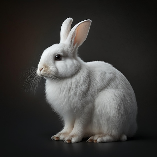 Generatywna biała królika Ai