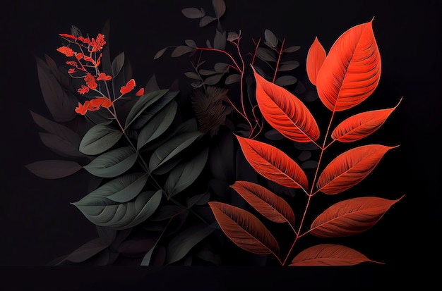 Generatywna ilustracja AI przedstawiająca tapetę z minimalistycznym projektem graficznym dla studia projektowania graficznego na tle węgla drzewnego