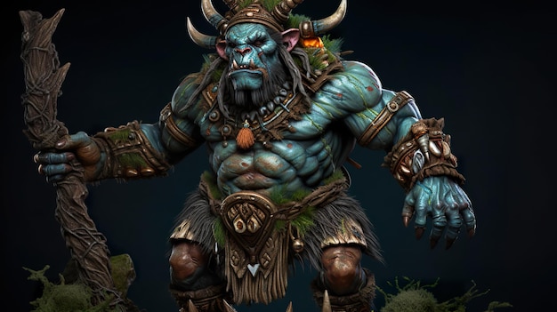 Generowanie ai Troll Shaman