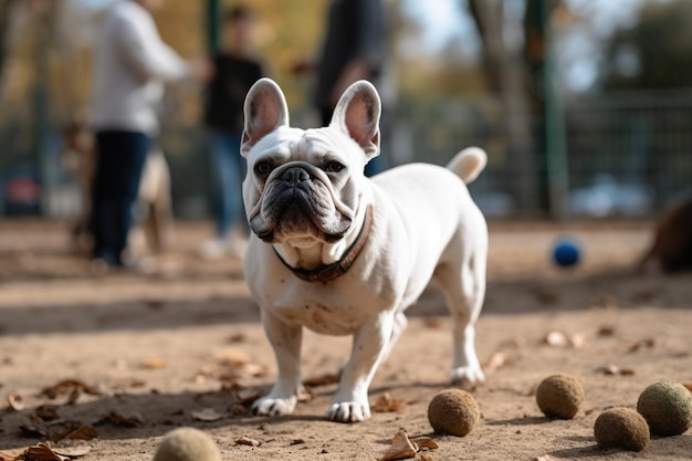 Generowanie Obrazu Na Zewnątrz Buldog Francuski Ai