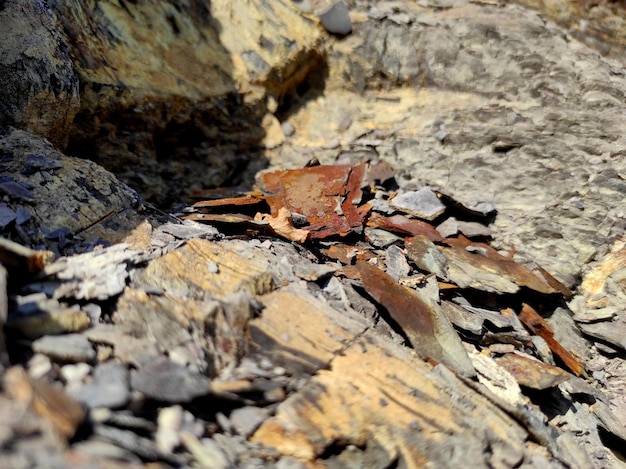 Geodezja Tekstura kamienia Skała jest brązowo-czerwona Podłoże mineralne Projekt z naturalnych materiałów