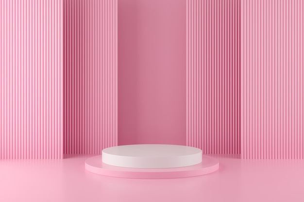 Geometria abstrakcyjny kształt tła z minimalistycznym podium