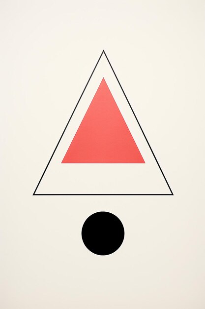 Zdjęcie geometryczna minimalna sztuka