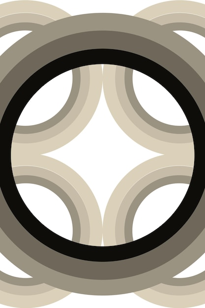 Geometryczna ramka png okrągły retro projekt hipnotyczna sztuka przezroczyste tło