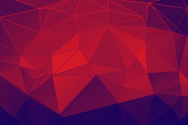 Geometryczne abstrakcyjne tło Low Poly Design