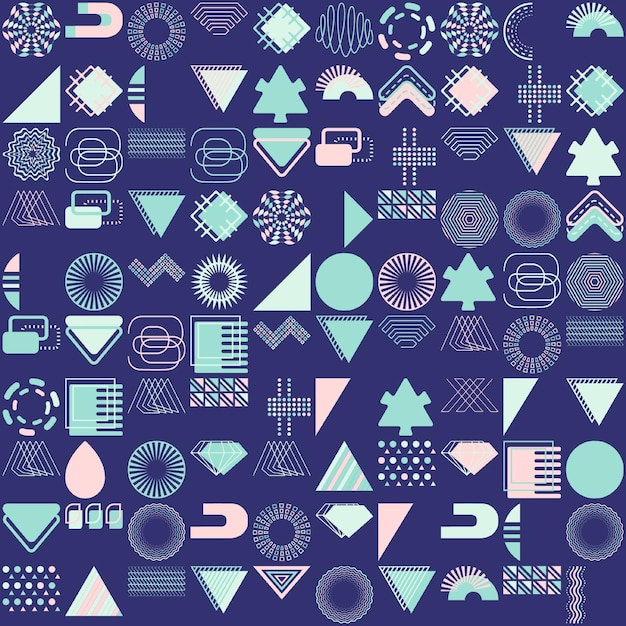 Geometryczne abstrakcyjne wzory projektowe