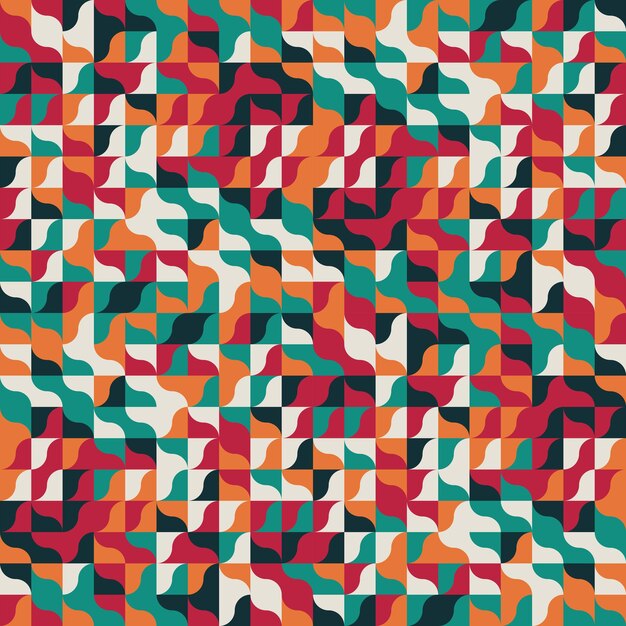 Geometryczne kolorowe wzory artystyczne tło