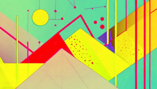 Geometryczne tapety graficzne