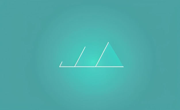 Zdjęcie geometryczny spokój minimalny trójkąt projekt tła