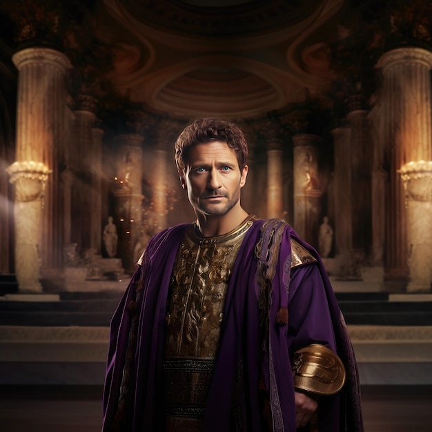 Gerald Butler rządzi jako wspaniały cesarz rzymski w świetle starożytnego Rzymu