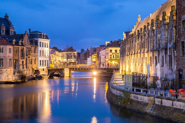 Ghent Stare miasto Belgia