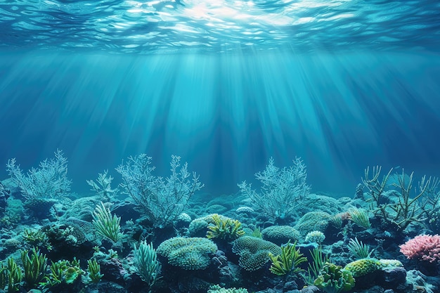 Zdjęcie głęboko morskie podwodne profesjonalne zdjęcia reklamowe żywności
