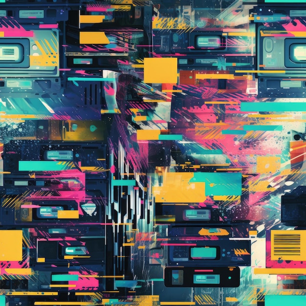 Glitch art i estetyka vhs