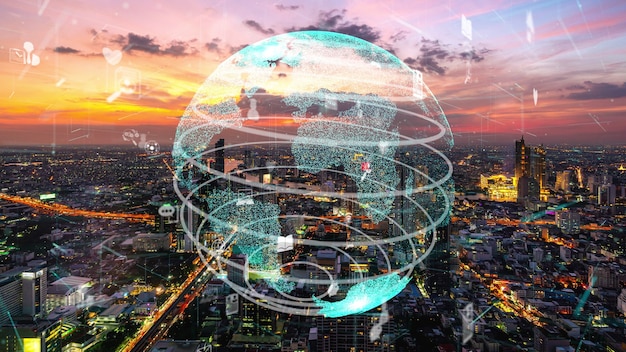 Globalne połączenie i modernizacja sieci internetowej w smart city