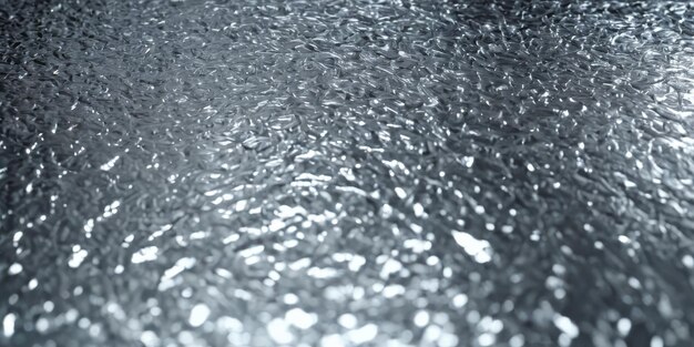 Zdjęcie glossy silver foil texture for background