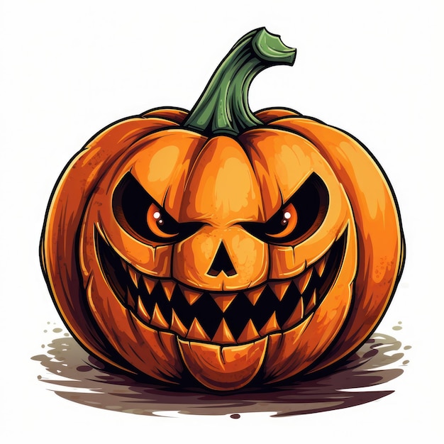 Zdjęcie glowing jack o lantern clipart przerażające projekty i kreatywne rzeźby