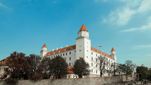 Główny zamek bratysławy, stolicy słowacji nad Dunajem