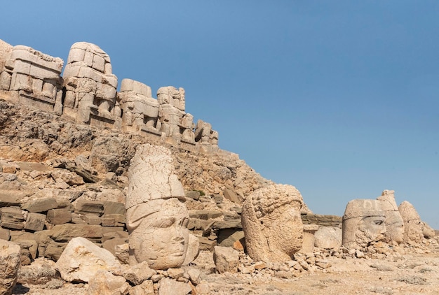 Głowy bogów gór Nemrut i królów Królestwa Kommageny Światowe dziedzictwo Unesco