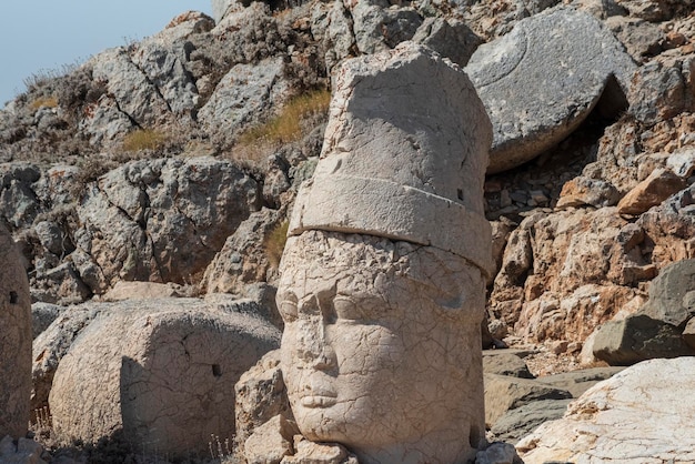 Głowy bogów gór Nemrut i królów Królestwa Kommageny Światowe dziedzictwo Unesco