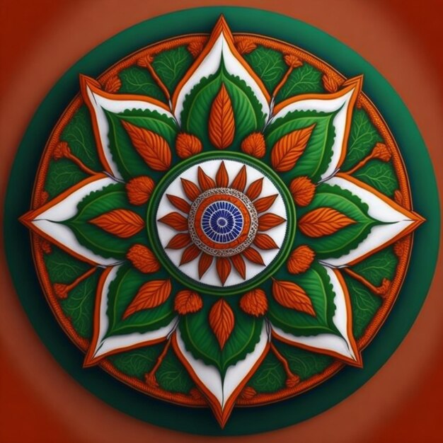 Godło Indii Czakra Ashoki symbolizująca pokój i postęp