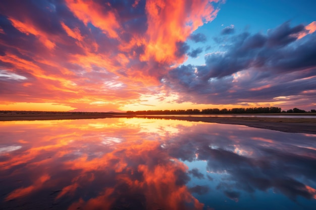 Golden Hour Brilliance zachód słońca