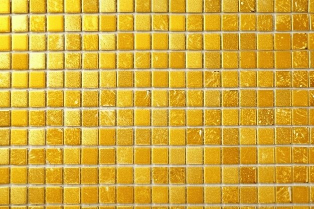 Zdjęcie golden radiance gold yellow square mosaic tiles for ceramic wall