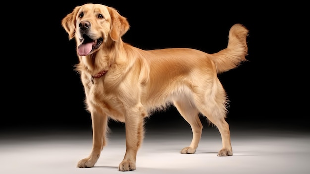 golden retriever pies niesamowite zdjęcie bardzo szczegółowe