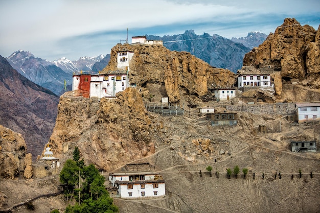 Gompa Dhankara. Dolina Spiti, Himachal Pradesh, Indie