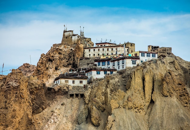 Gompa Dhankara. Dolina Spiti, Himachal Pradesh, Indie