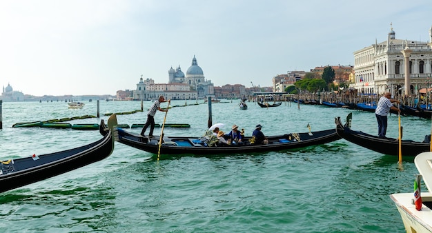 Gondola w romantycznym mieście Wenecja Włochy Świetne miejsce do odwiedzenia