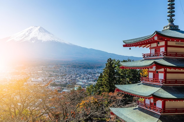 Góra Fuji i Pagoda Chureito