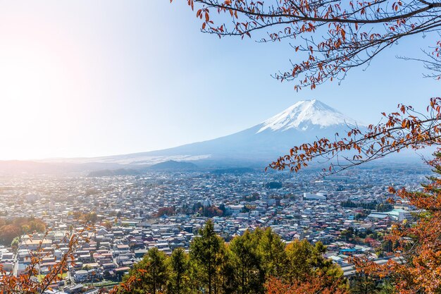 Góra Fuji jesienią