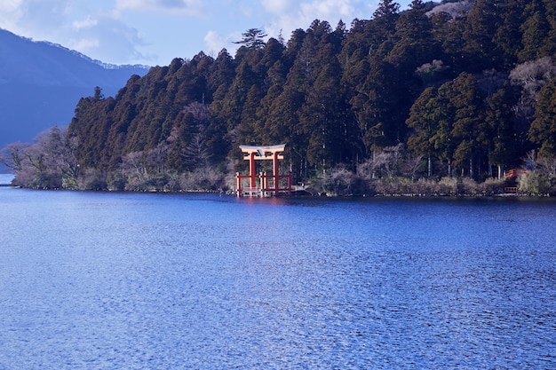 Góra Fuji Z Jeziorem Ashi Z Hakone.