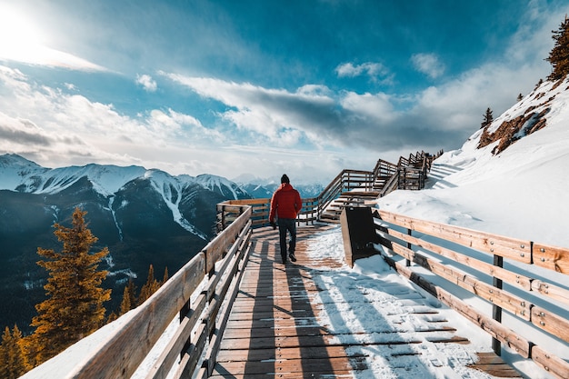 Góra siarki w prowincji Banff Alberta w Kanadzie