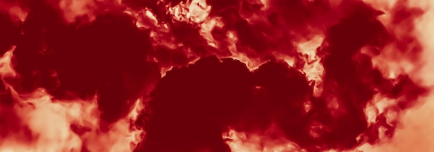Gorące Płomienie Ognia Lub Czerwone Chmury Jako Minimalistyczny Projekt Tła