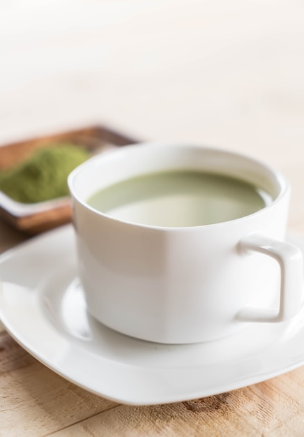 Gorący Matcha Latte