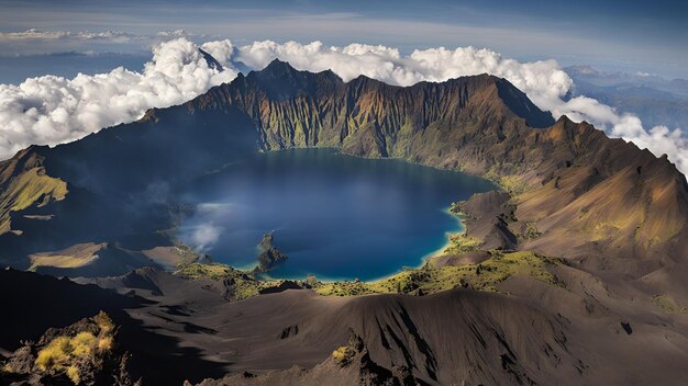 Zdjęcie górna rinjani indonezja desktop wallpaper 4