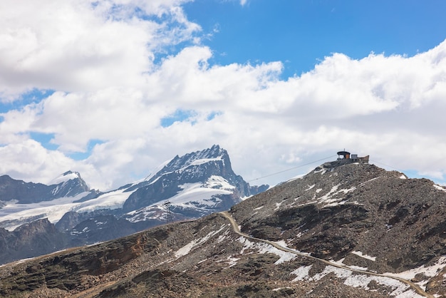 Gornergrat Szwajcaria Góra Matterhorn widoczna w tle