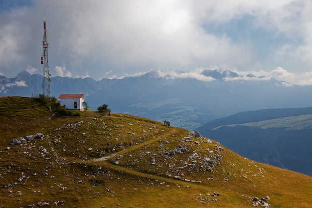 Górski krajobraz w Dolomitach, Włochy