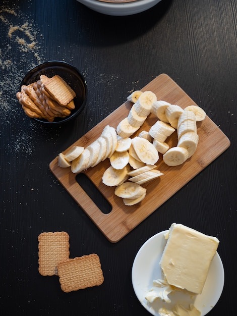 Gotowanie Ciasta Banoffi W Domu W Przepisie Na Ciasto Kuchenne