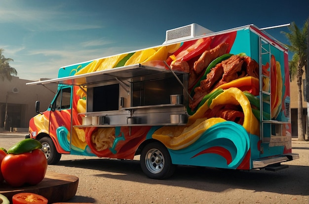 Gourmet Food Truck Fajitas